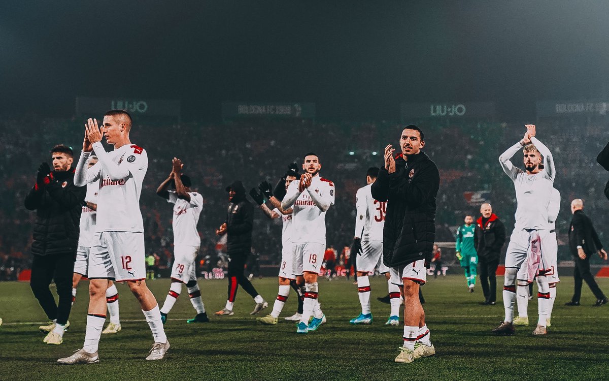 IsmaelBennacer's tweet photo. Belle victoire de l'équipe hier soir à l’extérieur 🔴⚫️ #ForzaMilan https://t.co/skpNz9vlGH