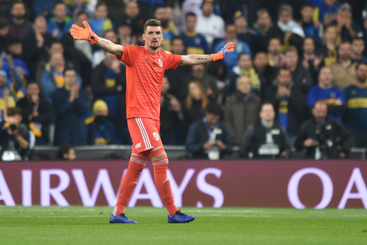 RiverPlate's tweet photo. #LaCopaEterna 🏆

⌚️ 30' PT River 0 - Boca 0

⚽️ Partido intenso y parejo en el primer tramo. Boca tuvo su chance con Pablo Pérez pero respondió Armani.

📺 ¡Seguilo! https://t.co/gtaUhwNEJq https://t.co/DJI85Ya0rB