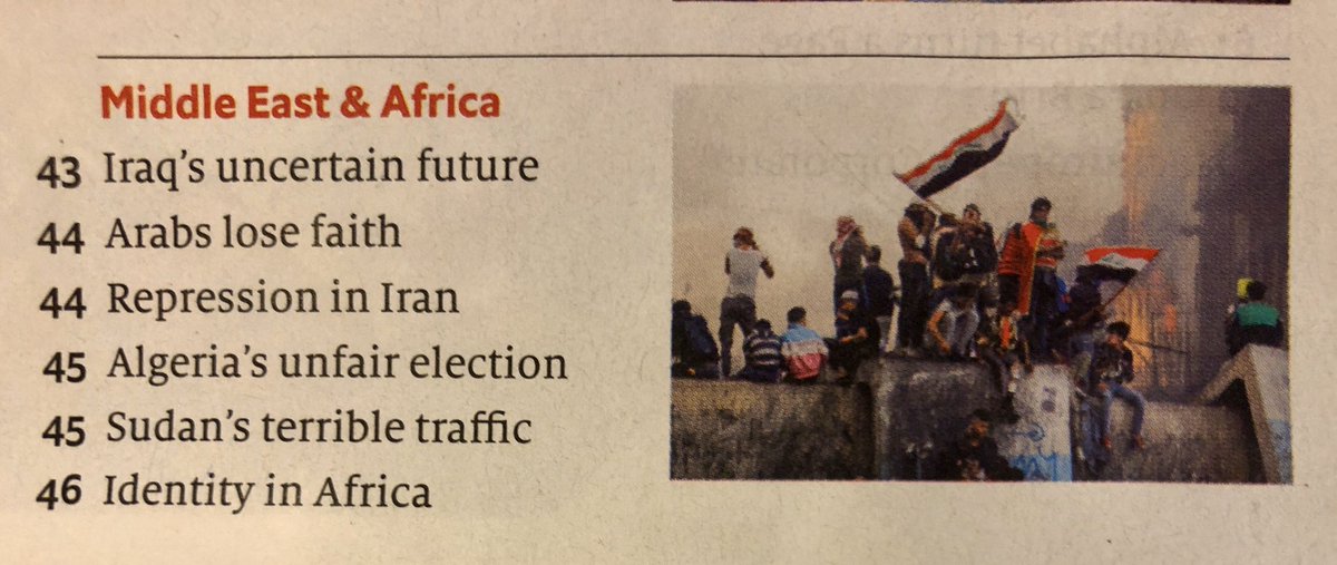 JoeYackley's tweet photo. Headlines in latest edition of the #Economist. Hyperbole or a week in the life? https://t.co/ZdDh4fZxYy