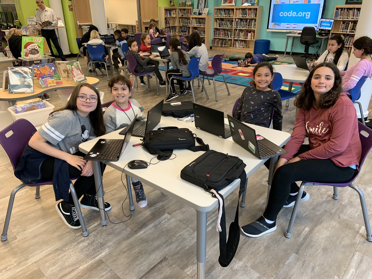 Mrs_Storz's tweet photo. HES kicked off #HourOfCode week with some awesome programmers and some awesome coding mentors! https://t.co/03Lv4JZkyo