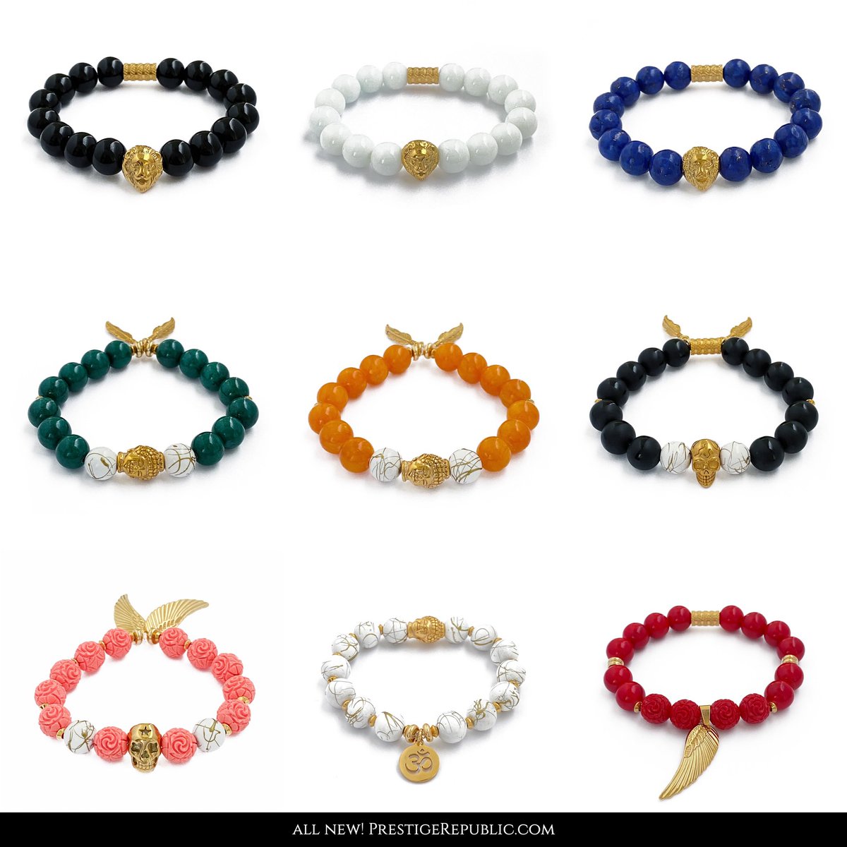 PREREPJewelry's tweet photo. We’re best known for our beaded bracelets and now we have all new items! 😭🔥 The metal beads used are all stainless steel, 18k plated, and will never change color! ⏱✨✨

Shop at https://t.co/jmePOXVBhD 💻
20% OFF - “RELAUNCH” code! https://t.co/FMHLdt3tG7