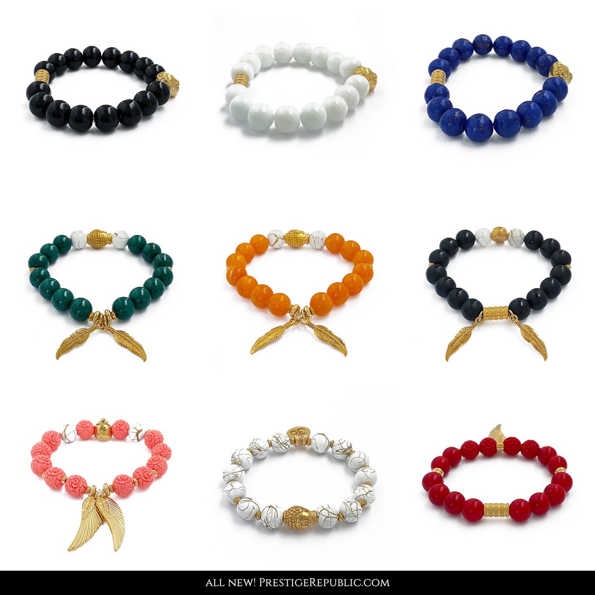 PREREPJewelry's tweet photo. We’re best known for our beaded bracelets and now we have all new items! 😭🔥 The metal beads used are all stainless steel, 18k plated, and will never change color! ⏱✨✨

Shop at https://t.co/jmePOXVBhD 💻
20% OFF - “RELAUNCH” code! https://t.co/FMHLdt3tG7