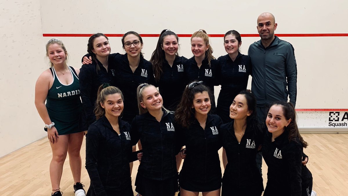 Congrats Nardin V Squash that competed in the Flanagan Invitational @ Mercersburg Academy this weekend. They finished 1-2 against great competition with losses to Westminster and Mercersburg, before rallying to defeat Buffalo Seminary 6-3 in the final match of the day.