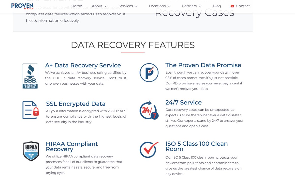 Proven_Data's tweet photo. Have you seen the new #ProvenData website? We recently updated our entire site with improved information on our #DataRecovery #DigitalForensics #Cybersecurity and #Ransomware recovery services! 💻
🌍 https://t.co/OOrBLV2gJ6 https://t.co/Sau0OBDvXE