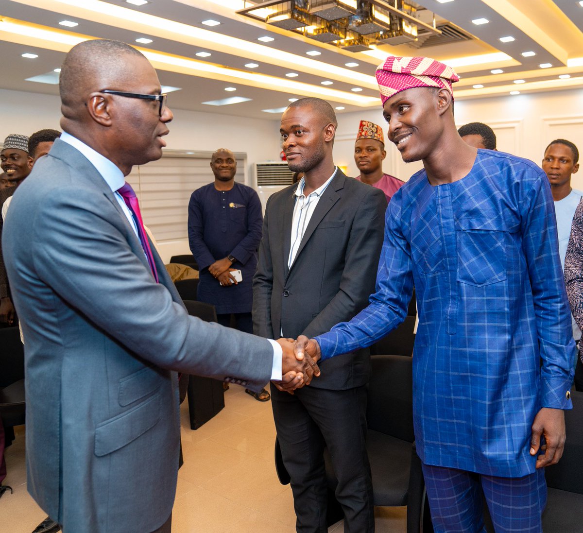 jidesanwoolu's tweet image. At a meeting with NANS Zone D leaders today, I told the students' leaders about our plan to elevate the status of Adeniran Ogunsanya College of Education, Ijanikin to a University. 

This move is to ensure the best educational training is given to our teeming youth.
