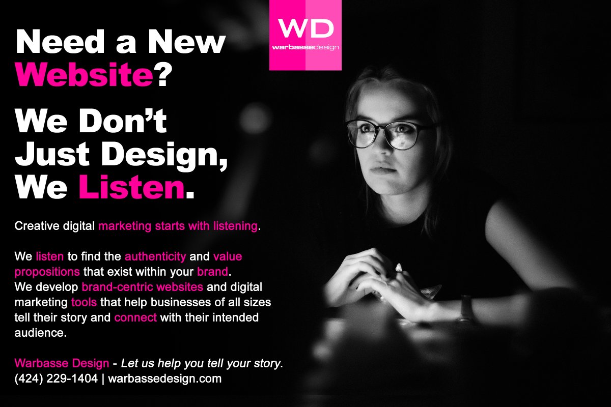 WarbasseDesign's tweet image. I think we are on to something at Warbasse Design with brand-centric #webdesign. Everyone has a #brand these days - it's up to your #marketing / #design firm to leverage it.