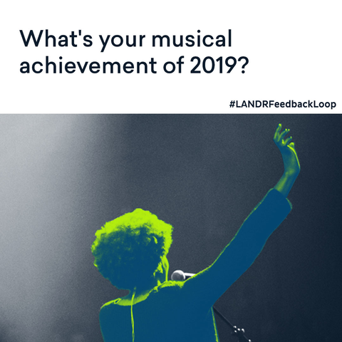 LANDR_music's tweet photo. #LANDRFeedbackLoop #yearend https://t.co/Xm9JWAeQRe