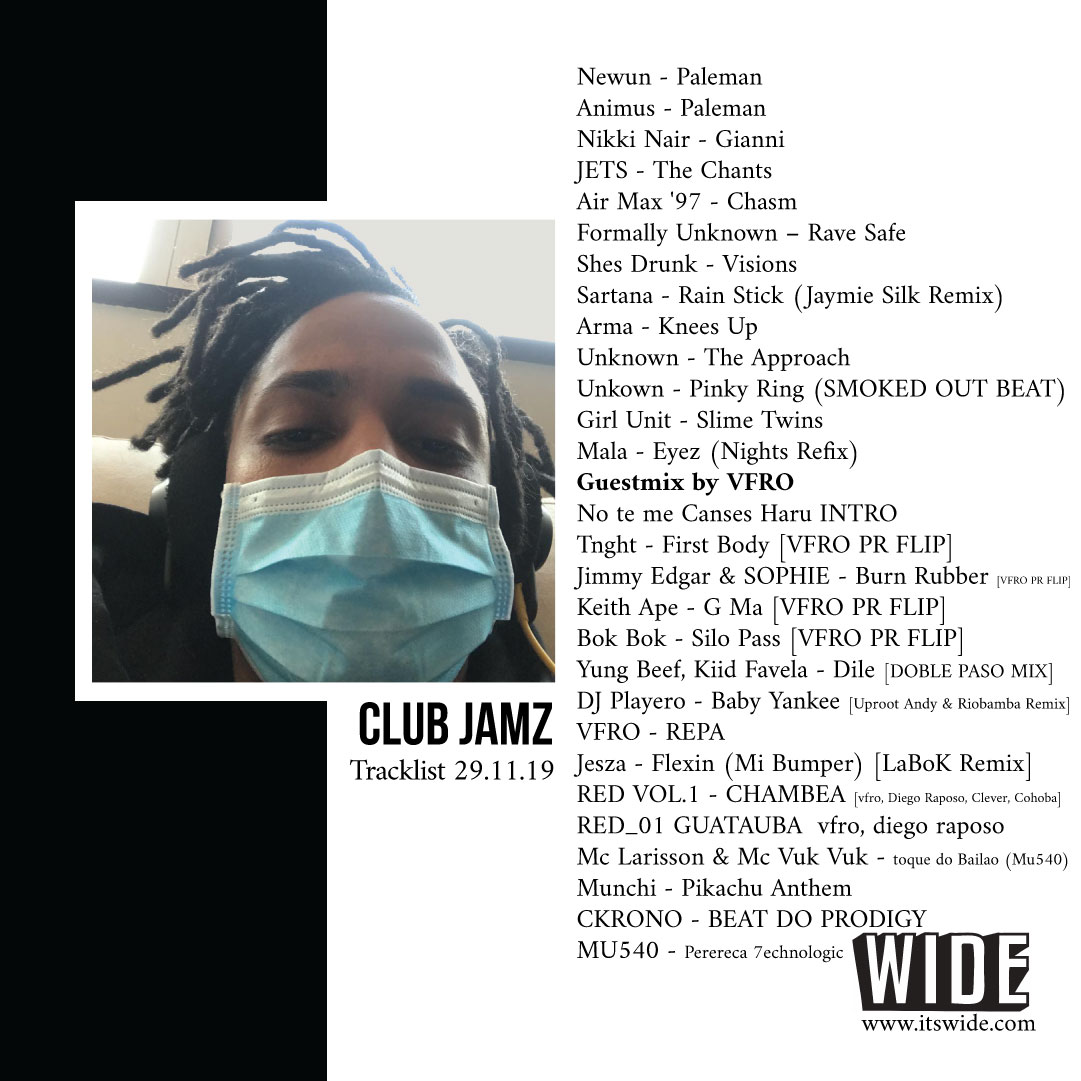 In the last episode of #ClubJamzRadio, <a href="/Sub_data/">papi azúcar</a> and @vfromusic in the guest mix get shout outs from all kinds of Latin American artists to shake things up.

Listen to this mix with tracks from <a href="/PalemanUK/">Paleman</a>, <a href="/SHESDRUNK/">DRUNK IN LOVE</a>, @jaymiesilk, @dj4rma, <a href="/GIRLUNIT/">HG001: BURN ME/CREME ANGLAISE OUT 19/11/21</a> bit.ly/37OCQEN