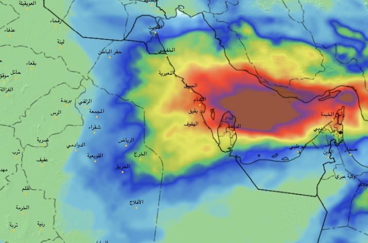 Zeyad_jehani's tweet photo. أفضل فرص #الامطار خلال اليومين القادمين بمشيئة الله 🌧
.
الاحمر = غزيرة
الأصفر = متوسطة وغزارتها محدودة
الأزرق = خفيفة الى متوسطة 
.
الأنظار على المنطقة #الشرقيه و #الرياض https://t.co/cYkDXc19ey