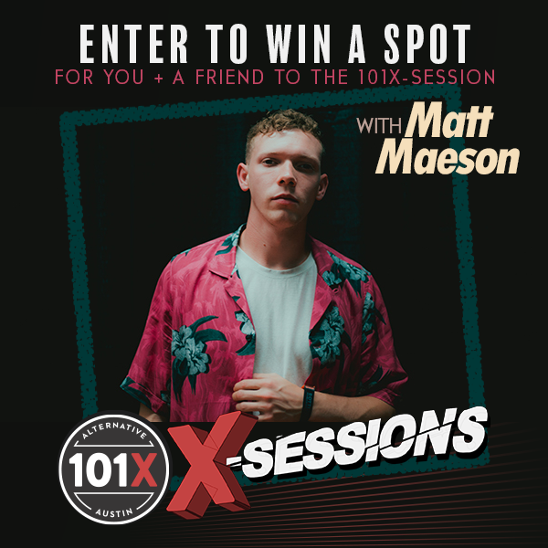101x's tweet photo. Head over to our Instagram page to enter to win a spot at our intimate #101XSession with @MattMaeson this Thursday โ https://t.co/tUy2aphjtq https://t.co/vPuyCKqFPl