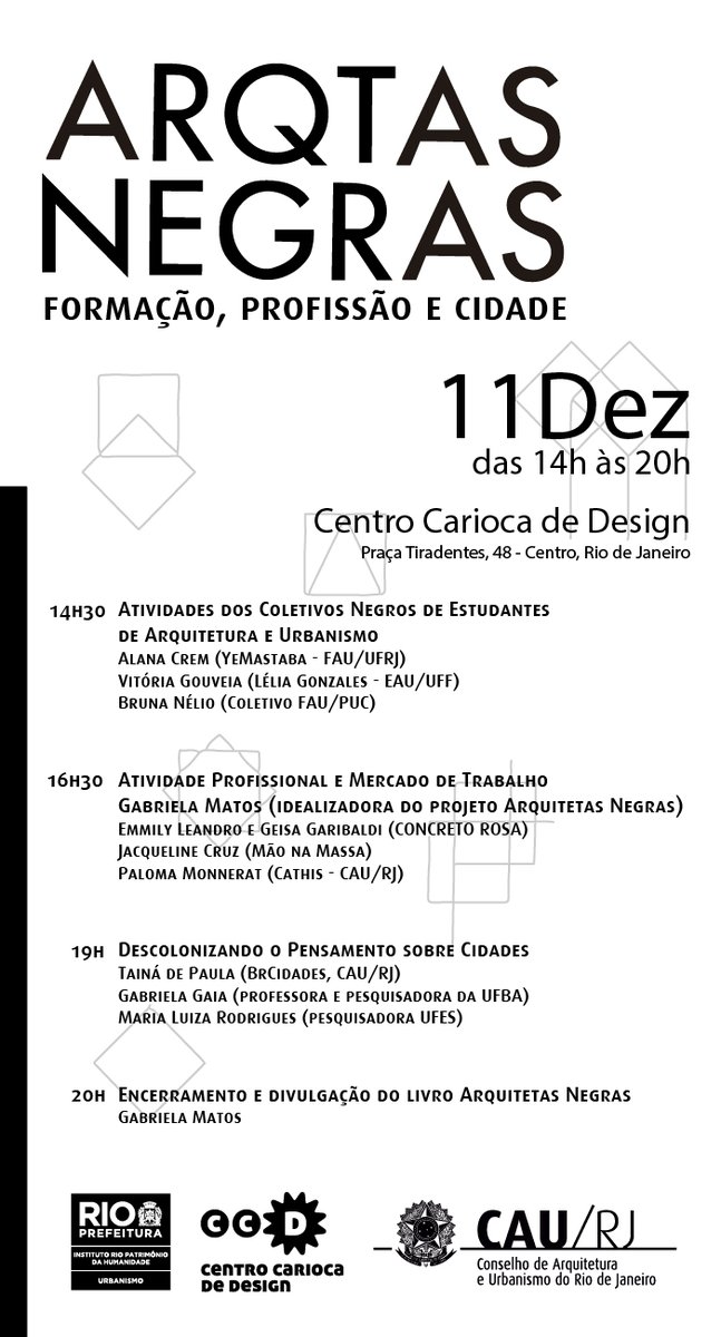 carioca_design's tweet photo. Arquitetas Negras: Formação, Profissão e Cidade - https://t.co/mYGDBOL3V5 https://t.co/WfIn9JXiXL