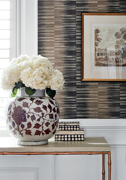 WallpaperStore's tweet photo. Rustic Stripe.  Contemporary. Tapestry Inspired. Designer #wallcoverings from @Thibaut_1886 and Wallquest. #homedecor made easy with https://t.co/0QRVYILO4S https://t.co/33UIDvYb7d