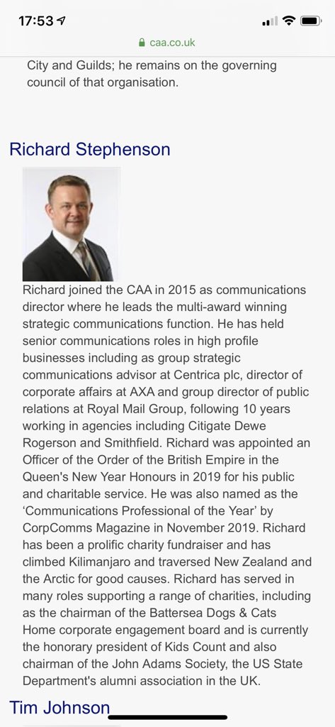 #thomascookrefunds this guy is the one I believe managing the communication for <a href="/UK_CAA/">UK Civil Aviation Authority</a> <a href="/rmgstephenson/">Richard Stephenson</a> perhaps you might like to respond to the hash that is Thomas cook refund process, leaving front line staff to deal with the lies. <a href="/piersmorgan/">Piers Morgan</a> <a href="/TheSun/">The Sun</a>