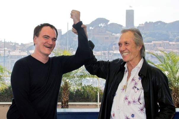 Happy birthday David Carradine with Quentin Tarantino.  