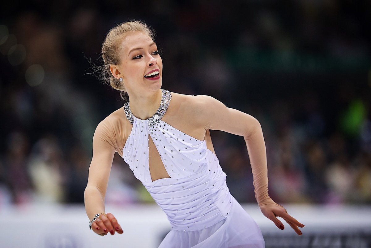 USFigureSkating's tweet photo. Left everything she had on the ice. 💜
@bradie_tennell
#GPFTurin2019 | #BestSnaps https://t.co/tUTHEEnHde