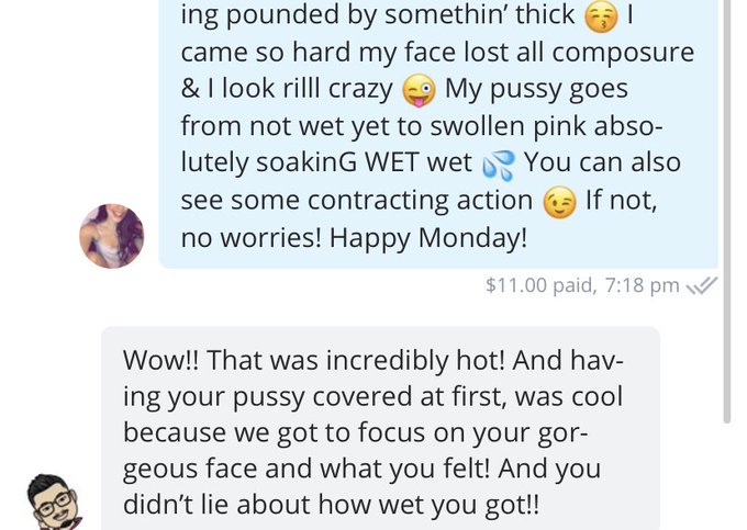 https://t.co/YjlNG7T5ua  Just sent a video of a real af unplanned orgasm. Really you should join my of<a href="/tag/mvsales"class="tags"><span>#mvsales</span></a>