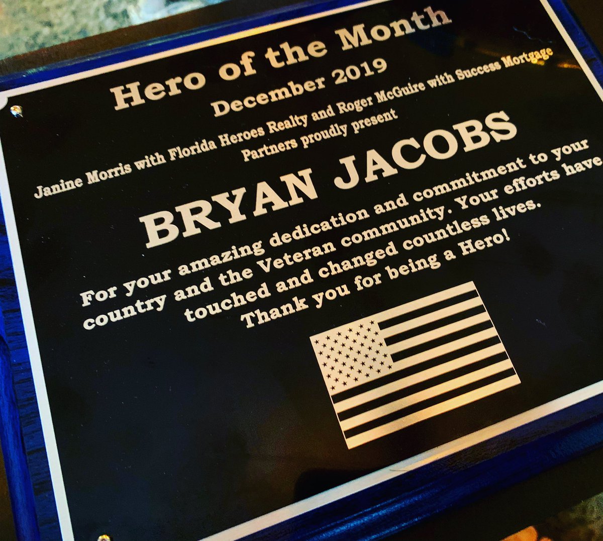 Vets2Success's tweet photo. So honored to have these two honors bestowed upon me within this last week...@RobertIrvine @HeadChefRush I’m ready if you are! https://t.co/UQLOqfVEQq