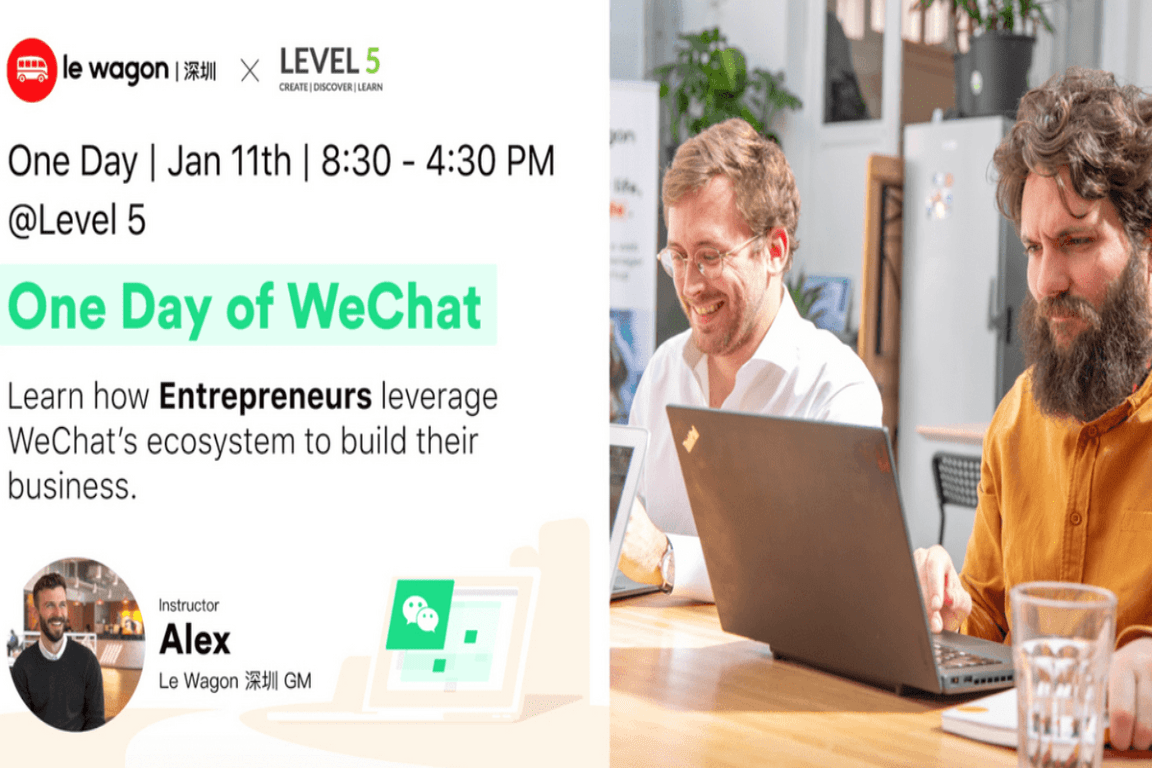 Proud to be partnering w/ LeWagon Shenzhen for One  Day of WeChat on Jan. 11th! Learn to leverage WeChat for your business or organization! eventbrite.com/e/one-day-of-w… #coding #ISSedu #shenzhen