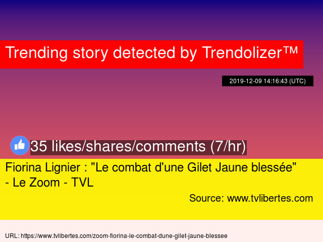CarlyFiorinizer's tweet photo. #FiorinaLignier : "Le combat d'une Gilet Jaune blessée" - Le Zoom - TVL #Paris https://t.co/dalU3vyy0d https://t.co/T4IG8UnqRj