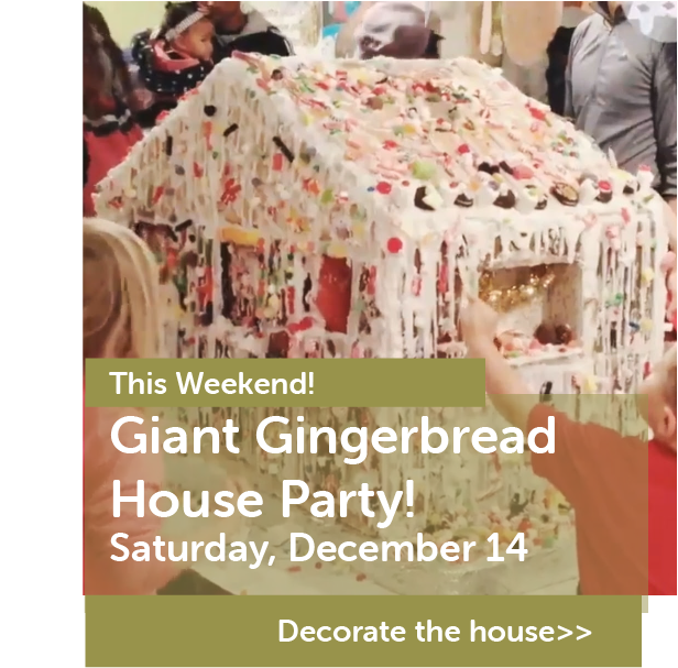 Giant Gingerbread House Party! Come decorate! Sat. Dec. 14,  9:30-4:30 - mailchi.mp/habitot/giant-…