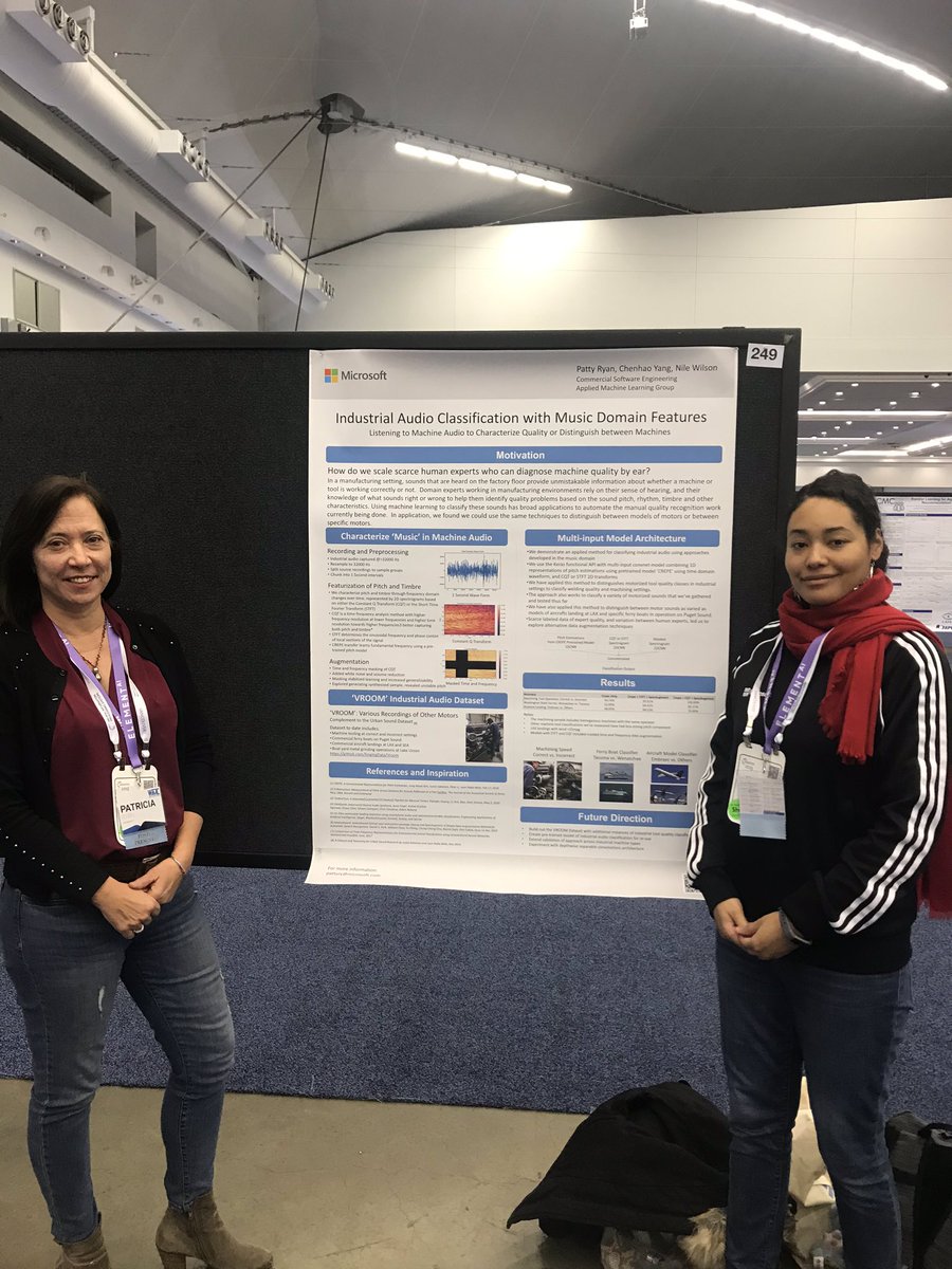 LambdaAPI's tweet photo. Cool research by @SingingData and @NileWilsonBME @MSFTResearch able to detect proper machining speed, boat types, and plane types based on just audio. Inspired by master machinists who can hear when a weld is not good by just listening to it being created. #NeurIPS2019 #NeurIPS https://t.co/NVevdqMl18