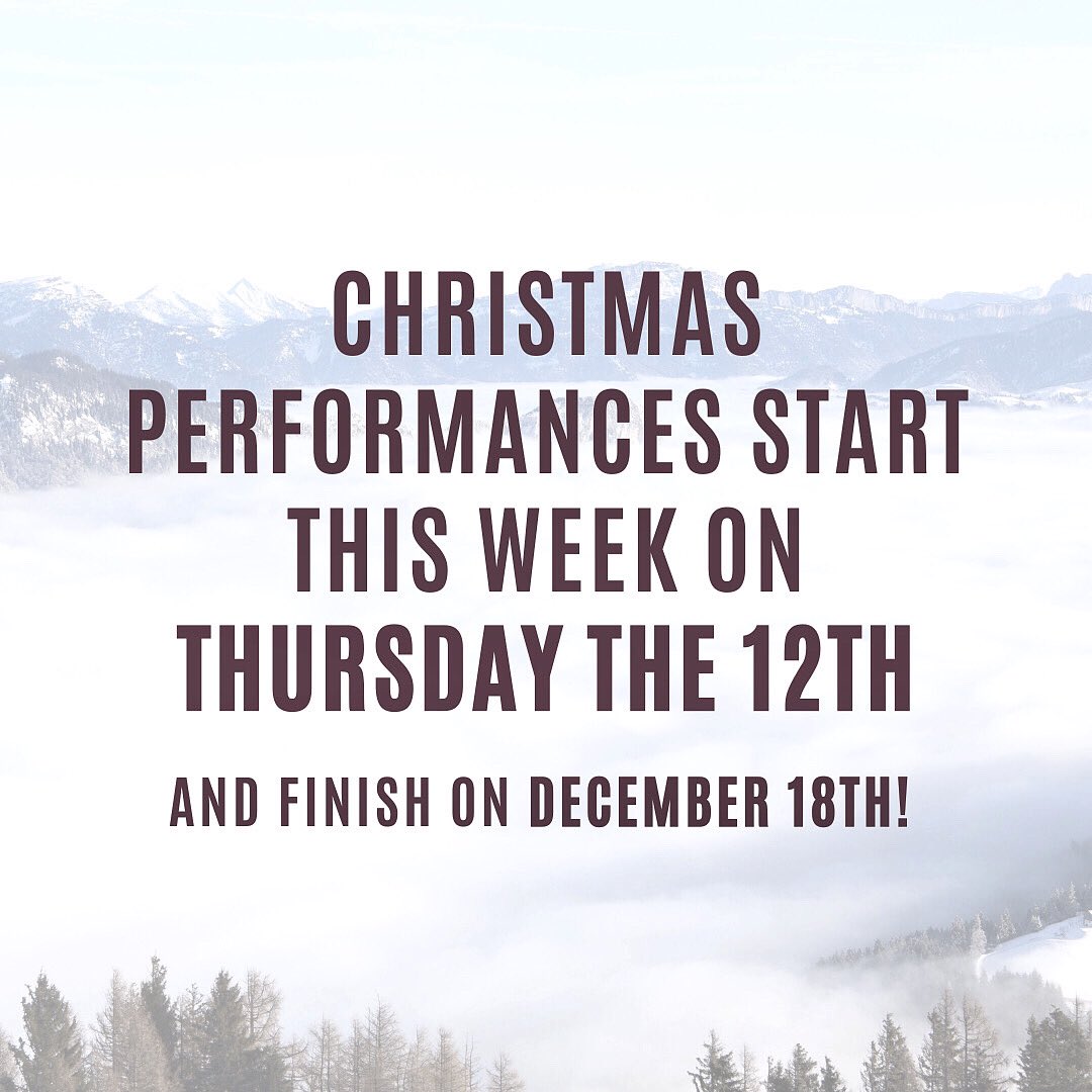 mckinneydstudio's tweet photo. We are so excited for our Christmas performances that run from the 12th-18th before our holiday break! Come and support your dancers and feel free to dress as festive as you want! 🎊🌲🎁 #mckinneydancestudio https://t.co/gUxnH33STY