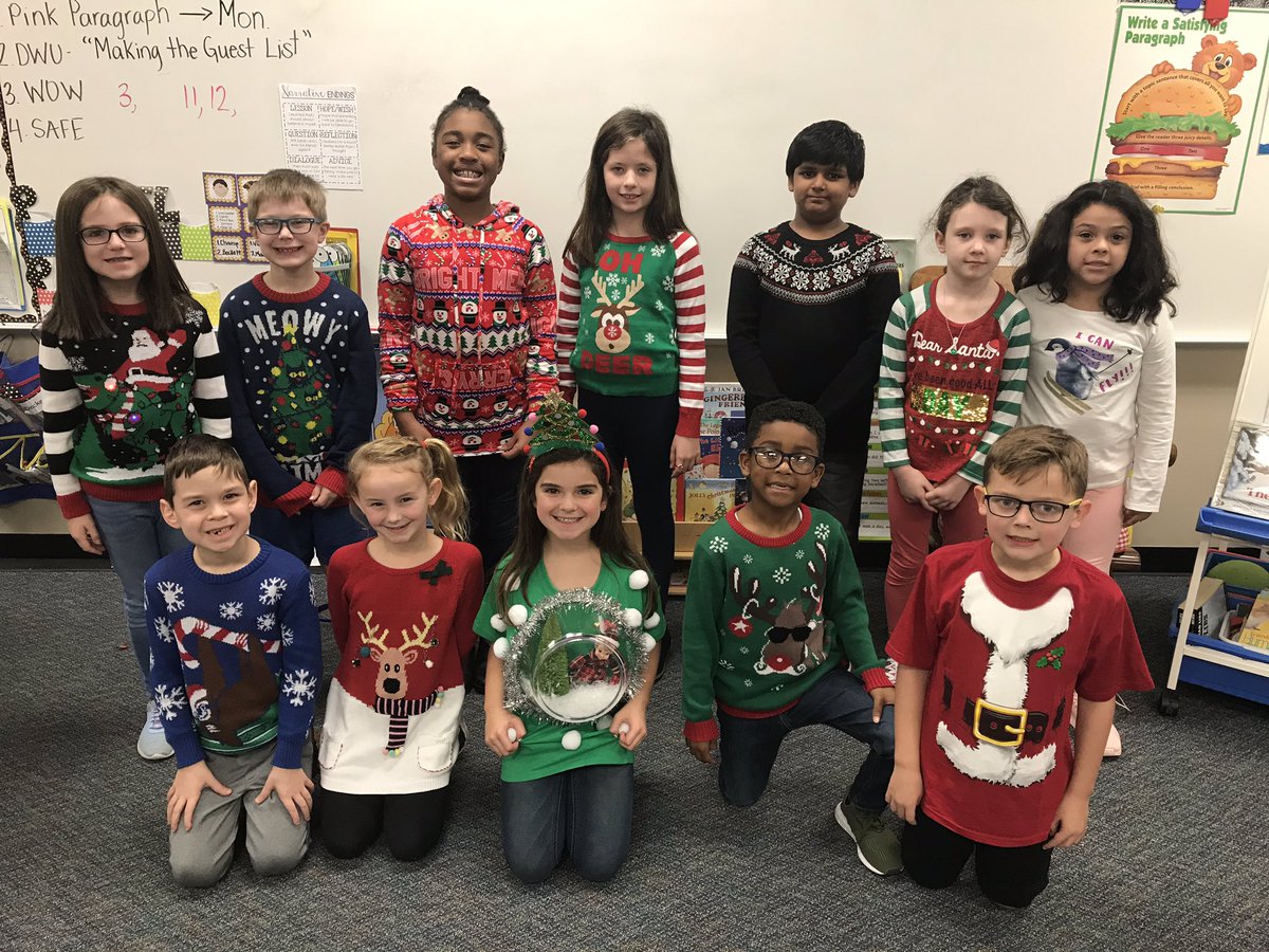 MrsJ_Williams27's tweet photo. Fun with holiday sweaters/shirts today 🎄⛄️🙂@PowellCISD https://t.co/ezK4jMOwRm