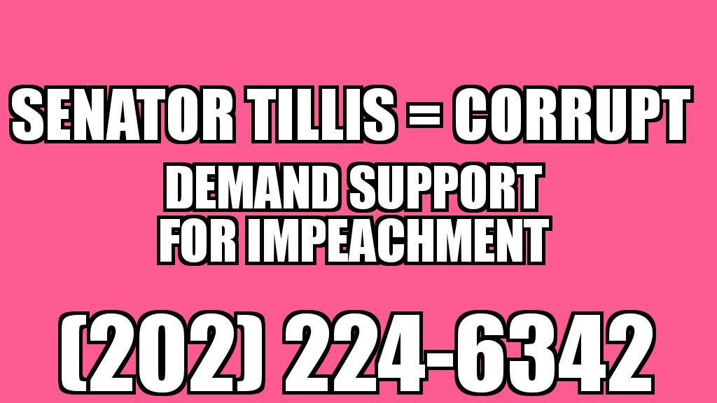 CallTillis's tweet photo. @capn222 @SenThomTillis Agree! Please call his office!
The good people of North Carolina don't want a corrupt president, regardless of party.
Demand @SenThomTillis's support for impeachment.
#CallTillis
(202) 224-6342 https://t.co/RgHz7HMOxw