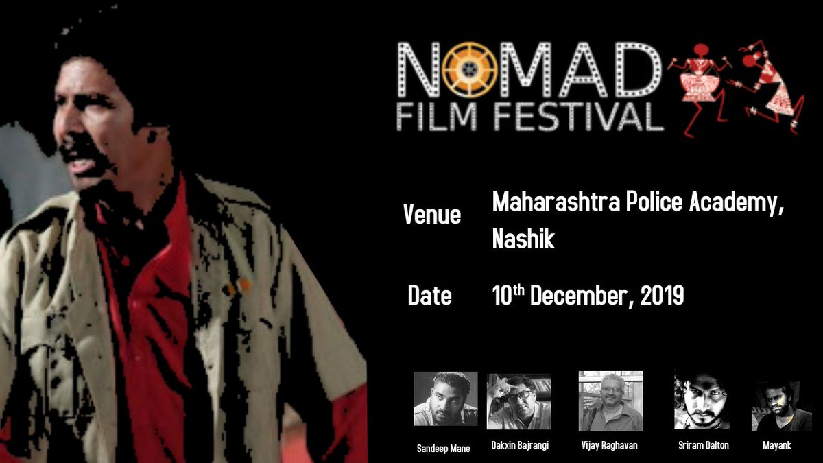 .<a href="/nomad_festival/">Nomad_film_festival</a> .<a href="/film_nomad/">Nomad film festival</a> Congratulations <a href="/NAG4DNT/">Nomad voices</a>, hope you have insightful discussion on status of #dentofied and #nomadic #tribes in #Nashik on #HumanRightsDay2019. This is the first event in the series of screenings planned for this 3rd edition.
