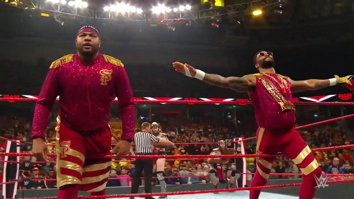 The #RAW #TagTeamTitles are on the line NEXT when The #StreetProfits @AngeloDawkins & @MontezFordWWE challenge The #VikingRaiders @Erik_WWE & @Ivar_WWE!