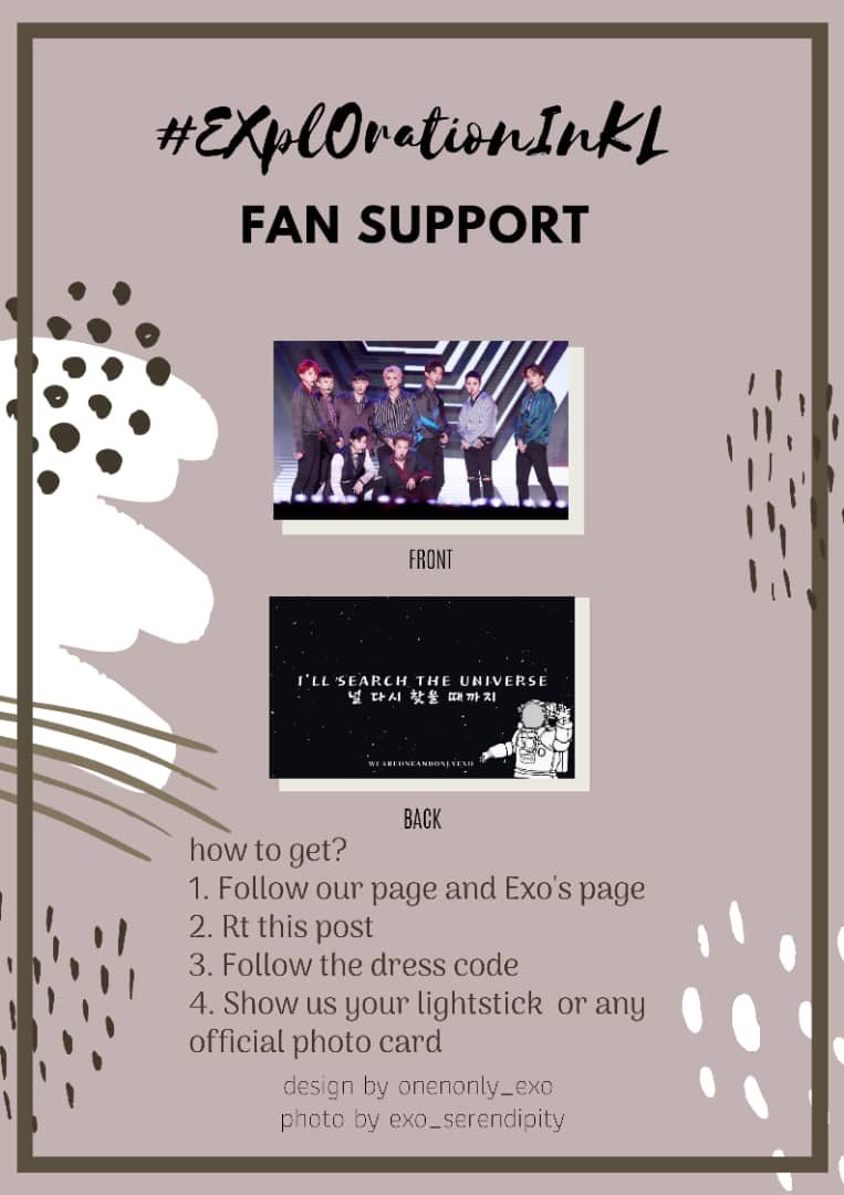 onenonlyexo_'s tweet photo. 안녕 엑소엘❤️
We will be distributing photocards on #EXplOrationInKL These will be on going at 10:30am to 11am so do check out our twitter to know the exact location😊
Rules to get photocards :
*Stated in the picture below*
#EXplOrationInMalaysia #EXplOrationInMY https://t.co/776rQvvGTZ