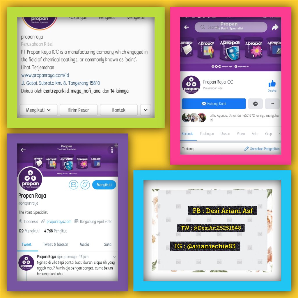 DesiAri25251848's tweet image. Berikut Jawabannya :
✏️ Potongan puzzle A

#PROFUN 

Yuk ikutan juga Sohib ku 
@NanaHasan702 @DewieRatna7 
🌻 Done all steps sesuai rules 
FB. Desi Ariani Asf 
IG. @arianiechie83 
TW. @DesiAri25251848 

Semoga kali ini beruntung terpilih Aamiin 😇🙏