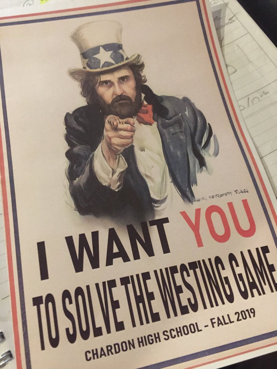 Our fall play poster design by Christen Niedzelski!