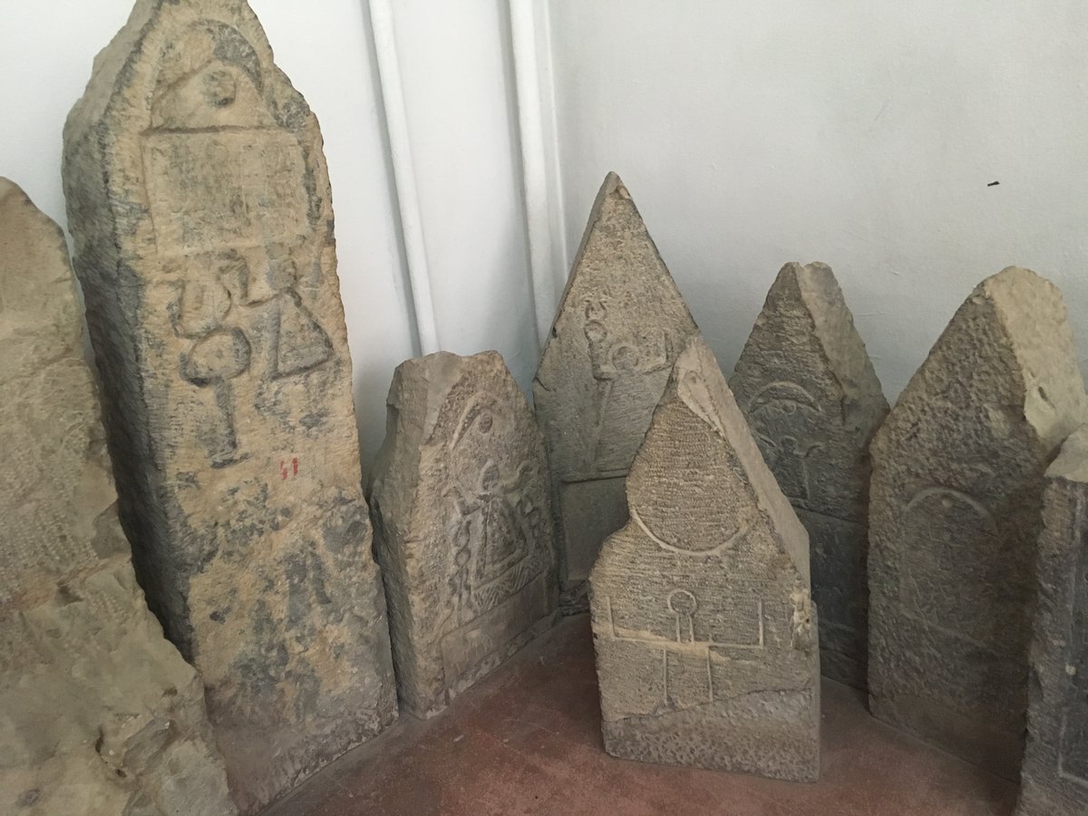 transmarinae's tweet photo. More than 830 stelai from the 3rd to 1st centuries BCE were found in the tophet of El-Hofra in Constantine, Algeria. The museum holds some large number of them. More pictures forthcoming! #Punic #Algeria #tophet https://t.co/74IESS0WrL