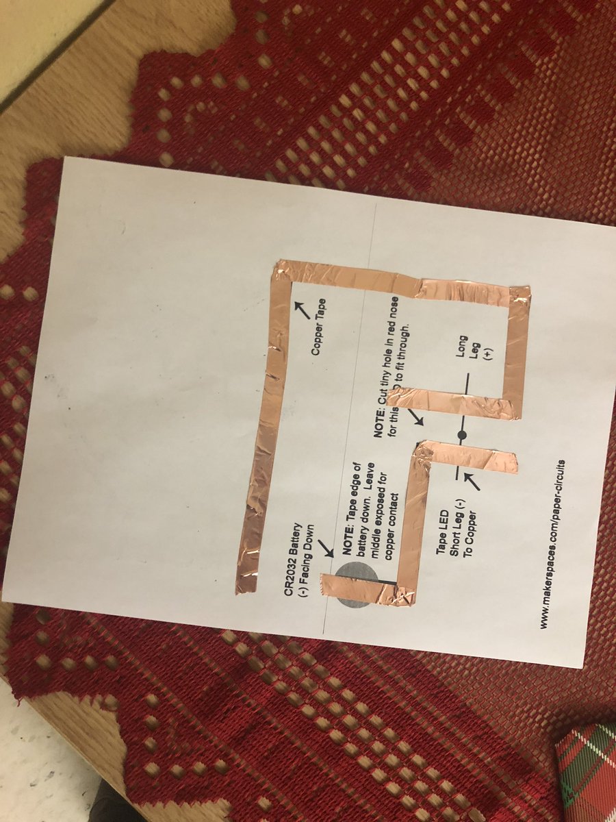 amisaleteach's tweet photo. Had so much fun implementing what I learned at the @BrockIRC makerspace workshop in the classroom making paper circuit Christmas cards for literacy today 💡🎄 https://t.co/YiTxII3E6B