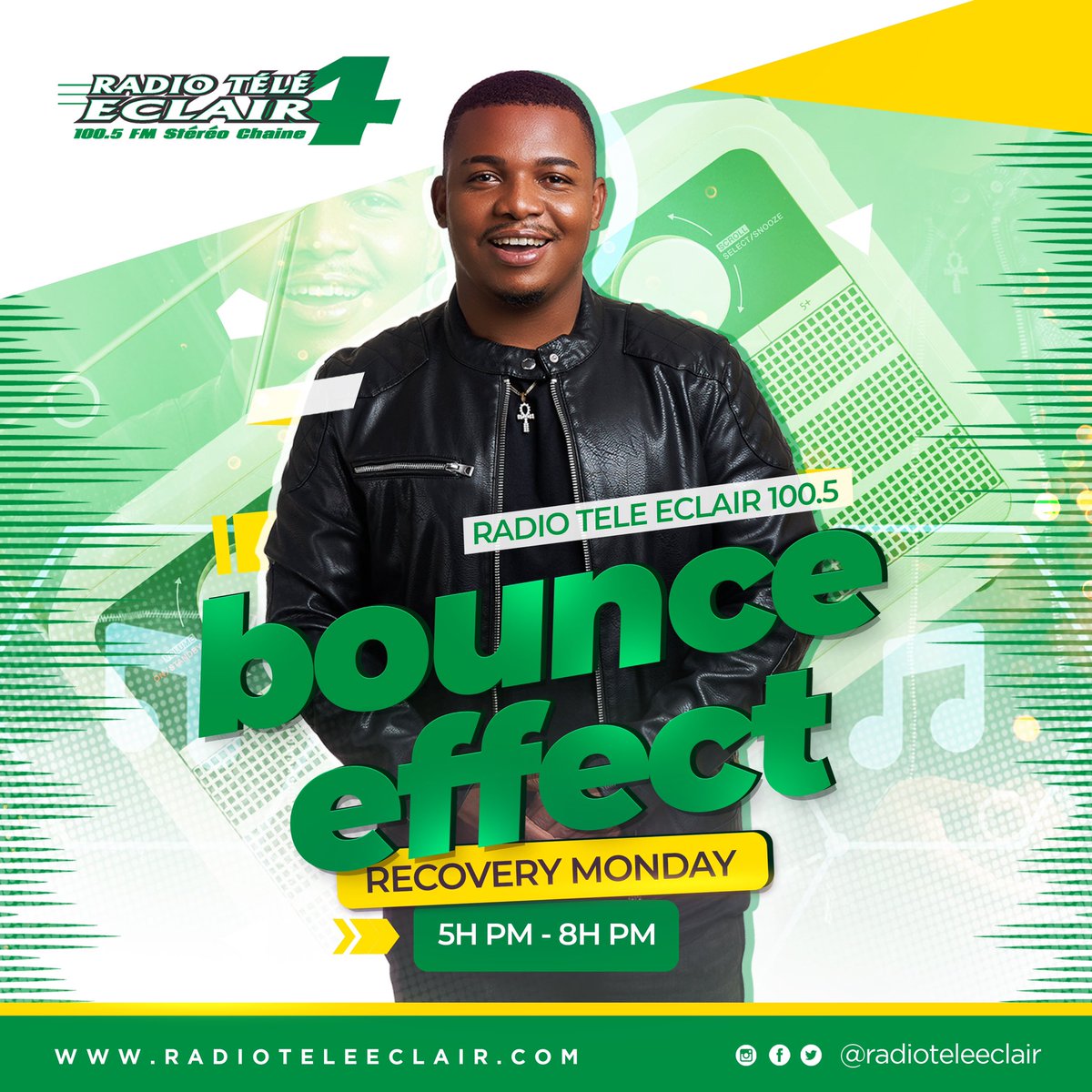 tedbounce_'s tweet photo. No matter how the weekend went, Monday is always an opportunity for a fresh start. RECOVERY MONDAY each & every monday on @radioteleeclair #bounceeffect🔌 https://t.co/oLSAhQMl1n