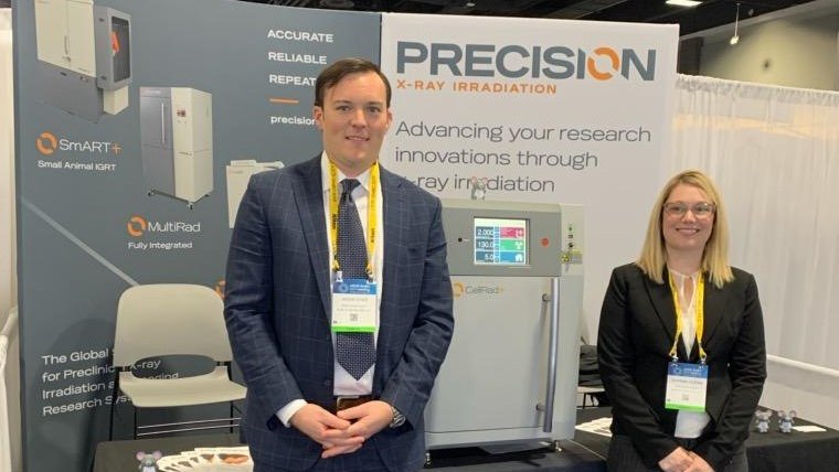 precisionxray's tweet photo. We are excited to be at ASCB!
Meet us here at booth 306 to see an extraordinary benchtop cell irradiator!
#ascbembo19 #cellrad #translationalresearch https://t.co/I0T3BuLAmq
