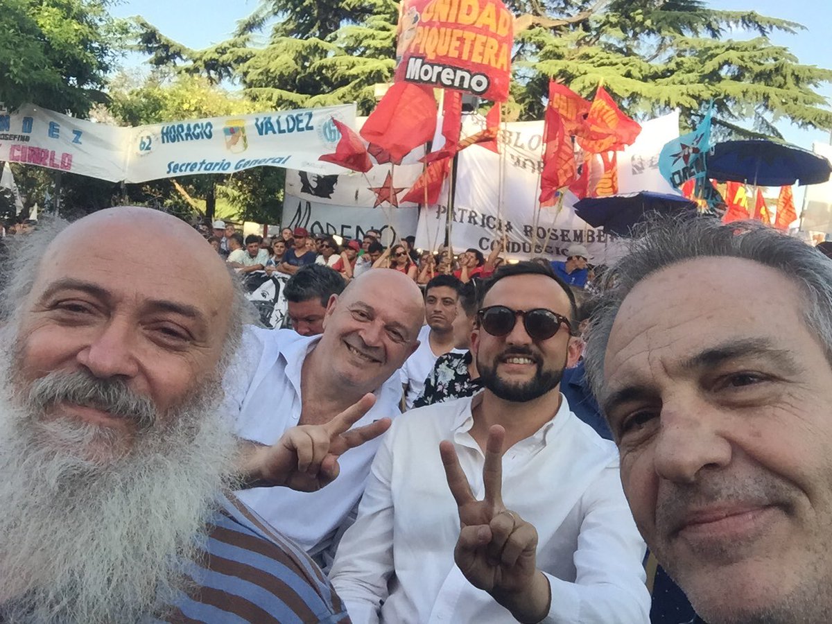 luisbohm's tweet photo. En la Asunción de Mariel como Intendenta de Moreno, con Emilio Persico, Leo Grosso y Cholo Ancona https://t.co/qR3v7I3WBV