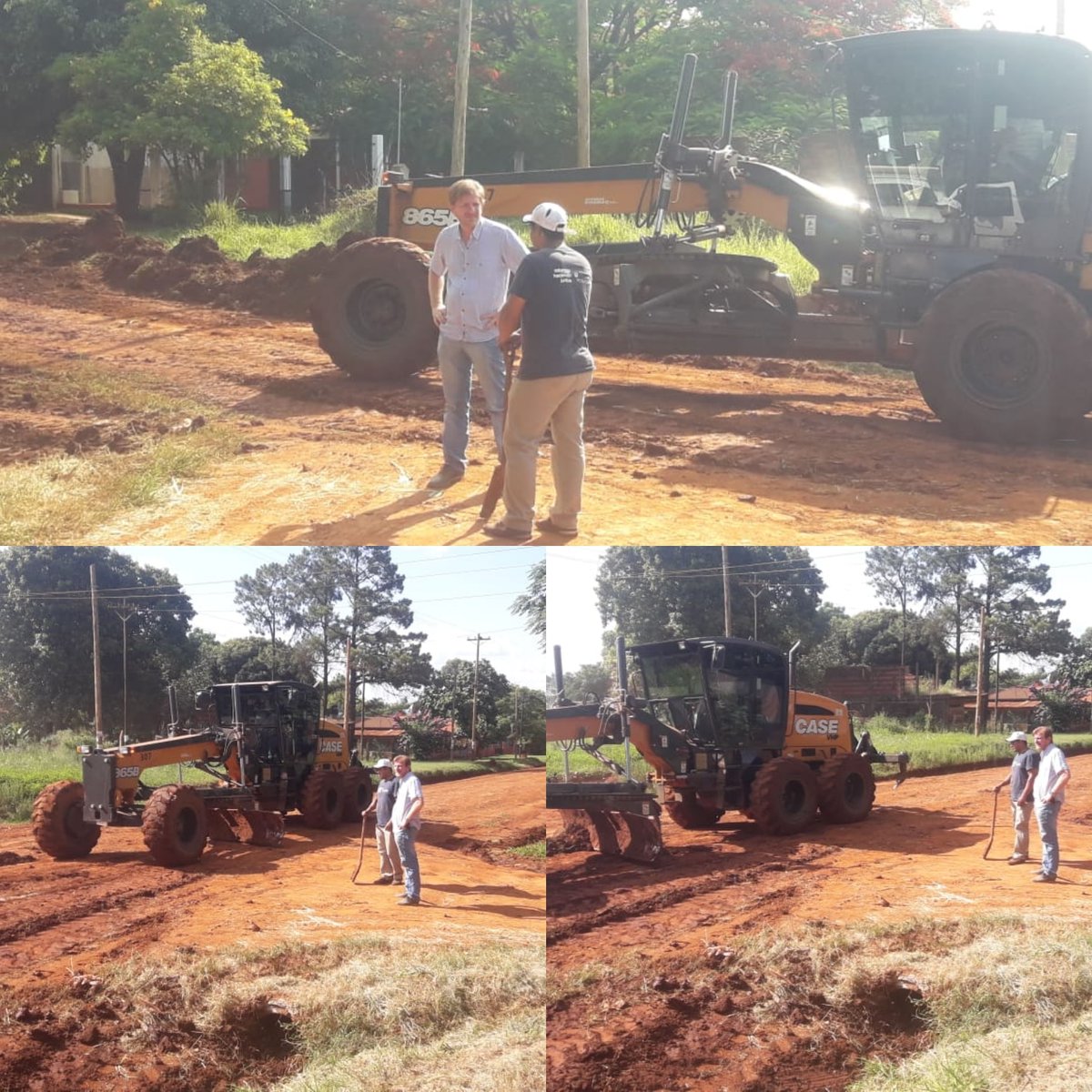 ItaembeEste's tweet photo. Durante la tarde del dia lunes, el equipo de obras públicas de la Municipalidad de posadas estuvo realizando perfilado y compactación de la calla 121 entre 154 y 160 del Barrio Aeroclub.
#GestiónLosada
#Hicimosjuntos https://t.co/GwBHtgLWPS