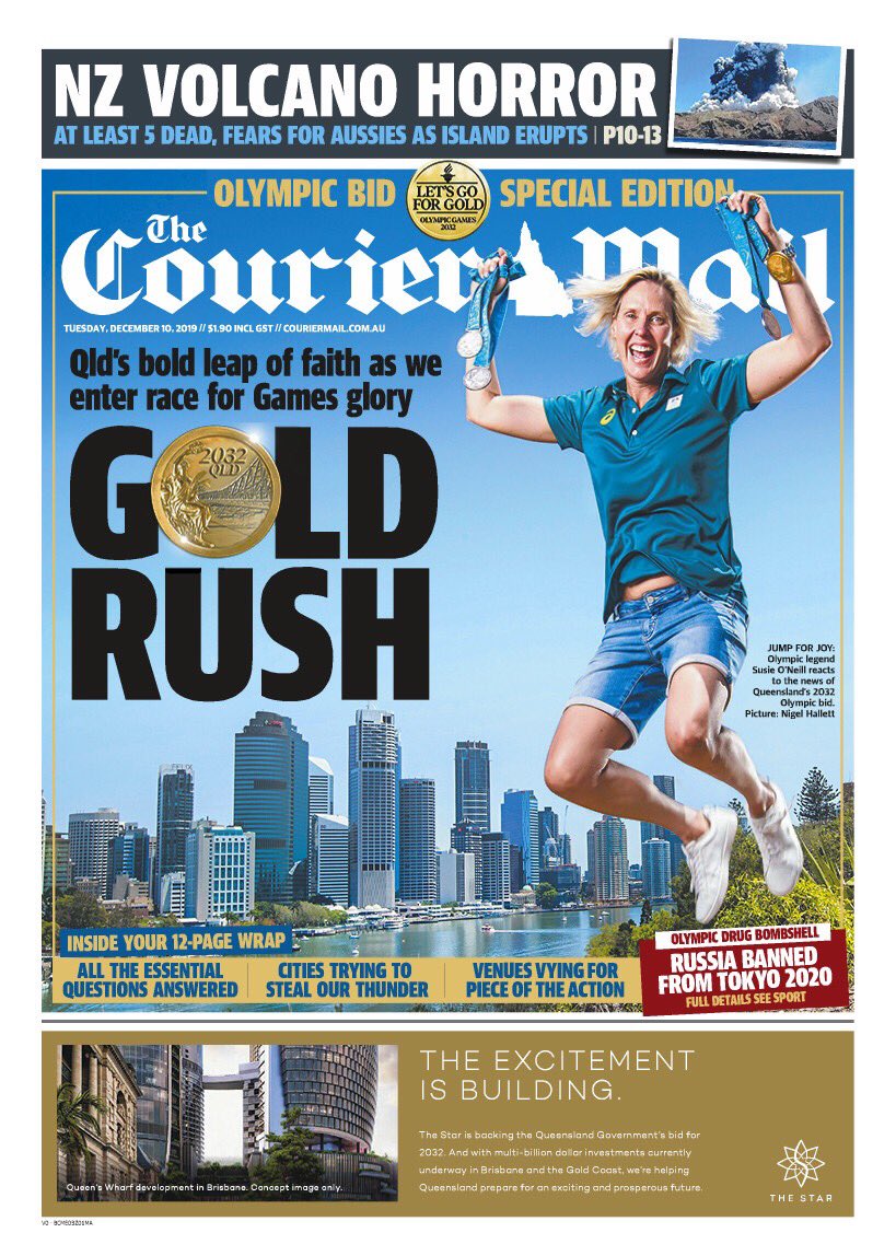 Why Queensland is bidding for the 2032 Olympic Games. 12-page wrap of today’s <a href="/couriermail/">The Courier-Mail</a> takes you inside the bid and everything you need to know couriermail.com.au/sport/olympics…