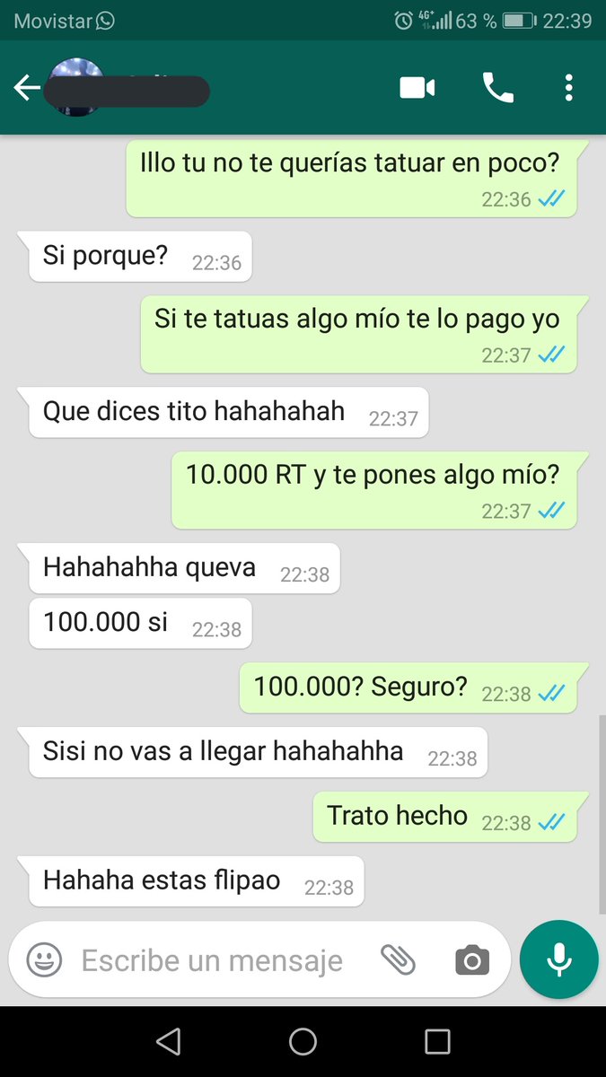 vayaka13's tweet photo. Porfavor necesito la magia de Twitter. Si este tweet llega a 100mil retweets un colega mío se tatua mi nombre. @valverdismoCdA https://t.co/rUMaV0Zi8p