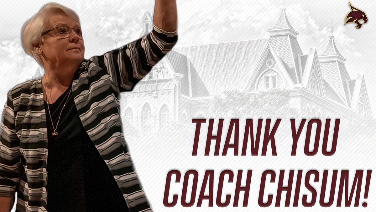 TexasStateVball's tweet photo. Chisum retires after legendary career with Texas State volleyball #EatEmUp😼

🔗https://t.co/794YbpBsRH https://t.co/8OqlNMzq4H