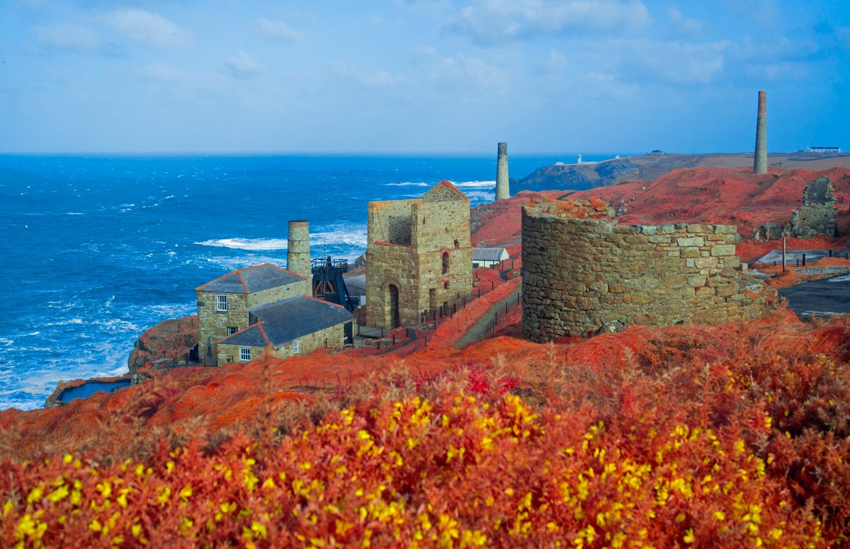 KernowChrome's tweet photo. Levant Mine, West Cornwall   #infrared #infraredphoto #infraredphotography #aerochrome #cornwall #levant https://t.co/457DSDD9pj