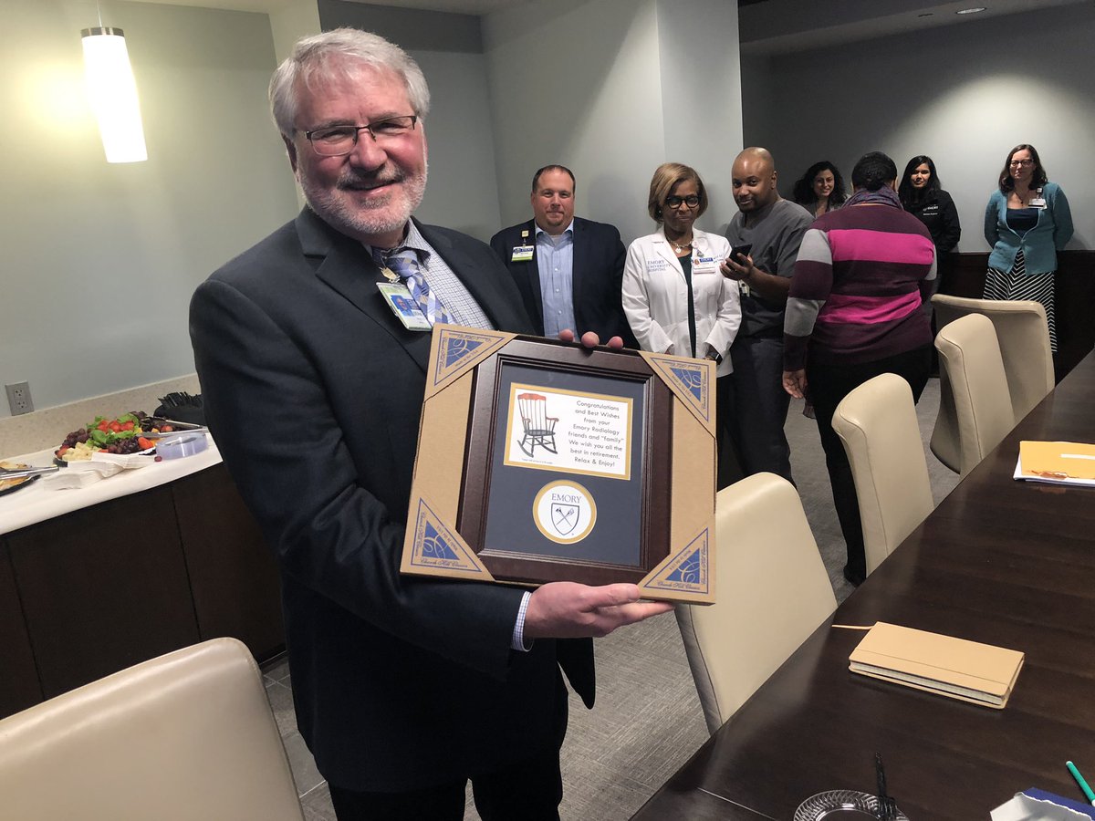 williearnold's tweet photo. Congratulations Mike Armstrong for all your years of service!  You will be missed.  Enjoy Retirement!! 🎉🥳🍷 #EmoryRadiology https://t.co/n6ckDXjxJZ