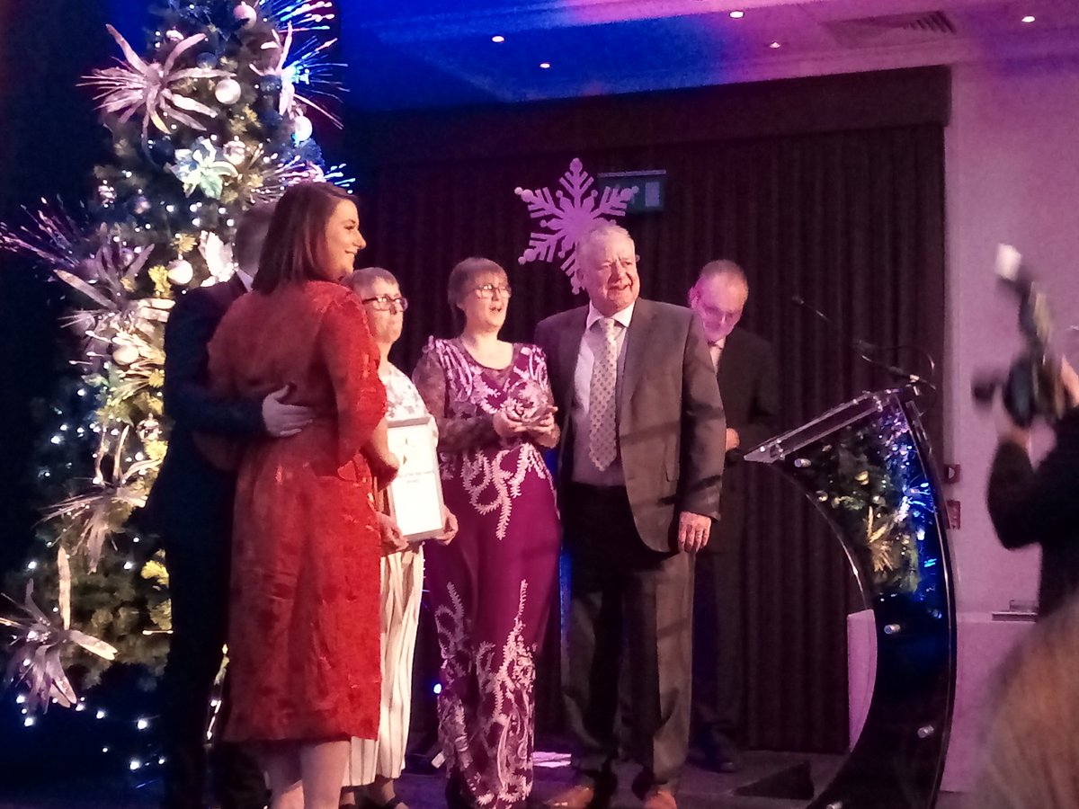 peterboroughtel's tweet photo. Next up is Family of the Year and this has been won by mum and daughter volunteer fundraisers Debbie and Helen Clarke. #PTPIP
Highly commended are IVF campaigning couple Amber and Marco Izzo. https://t.co/VnIUHRjUlN
