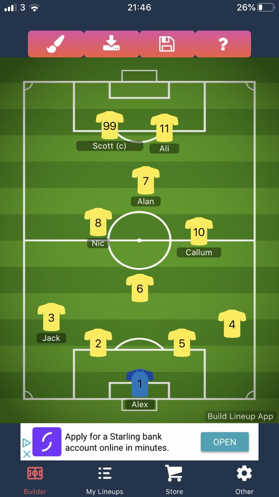 sfllivi's tweet photo. Team to play @SFLGERS in the semi-final. Good luck lads💛 https://t.co/7yobmMkM1S