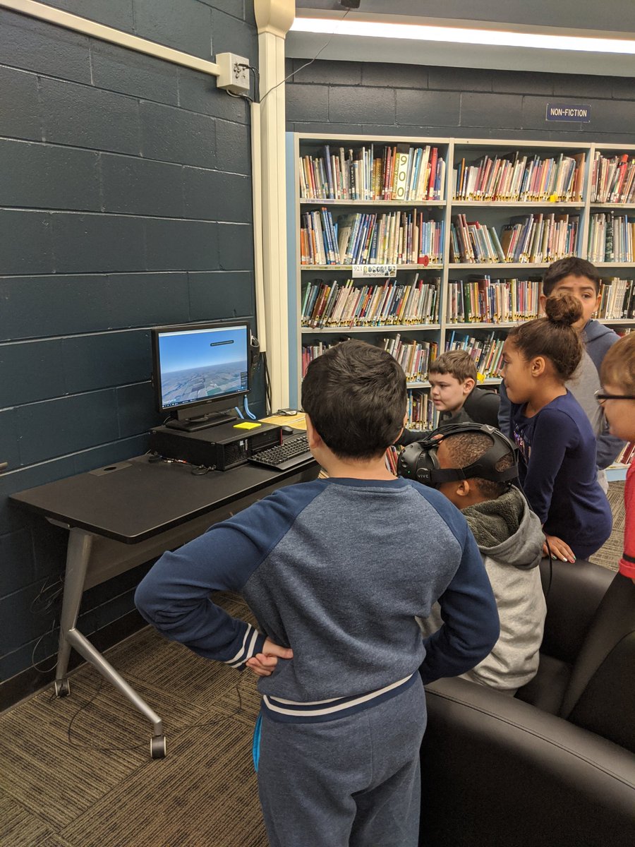 Bscearceteach's tweet photo. My Language Arts students loved going to the hub today to conclude our unit on extreme weather research. They looked at volcanoes, tornado alley, and even recorded videos on the padcaster! #wearelakota @wolvestweet @MrsCarlsonMath @4thgradewolves https://t.co/dNLfkE8xiP