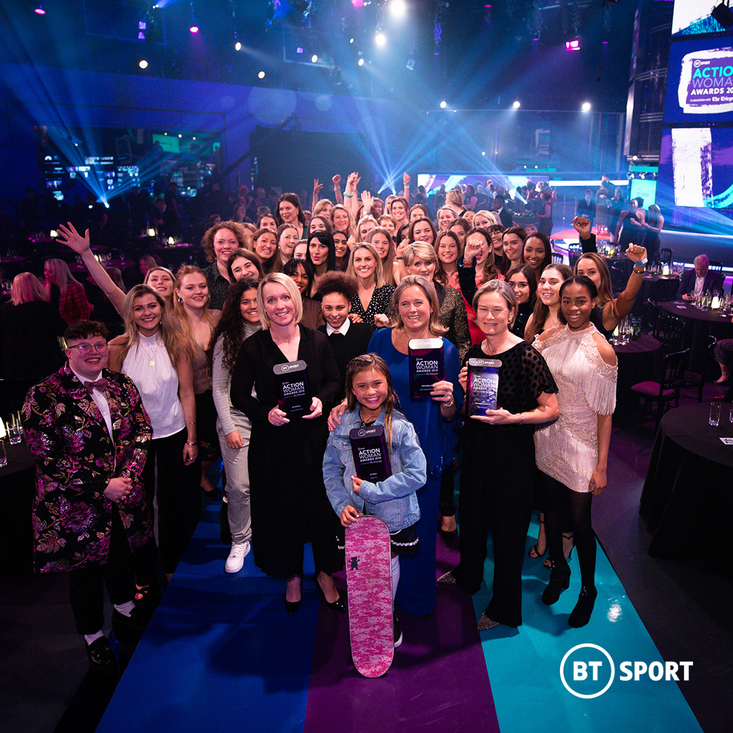 tntsports's tweet image. The 2019 #ActionWoman Awards 🙌

What a night celebrating women's sport 👊