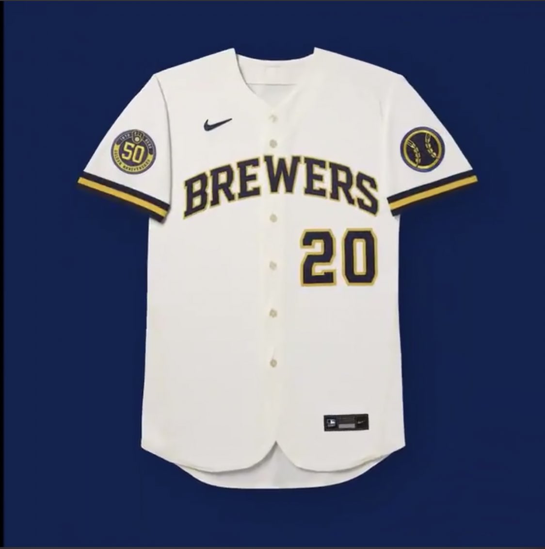 Nuevo uniforme Brewers temporada 2020 Grandes Ligas