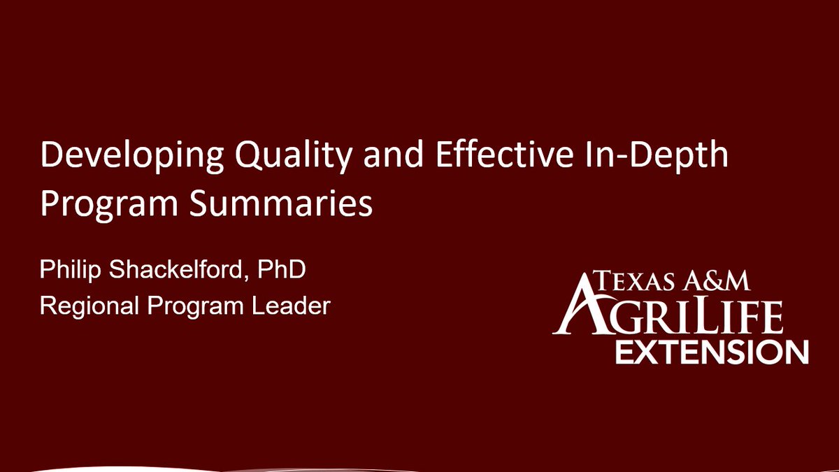 Putting together your plan summaries and interpretation pieces? Need help knowing what makes a great plan summary? We have just the thing! Check out this presentation from Dr. Philip Shackelford ...youtu.be/pfplmgb__mc